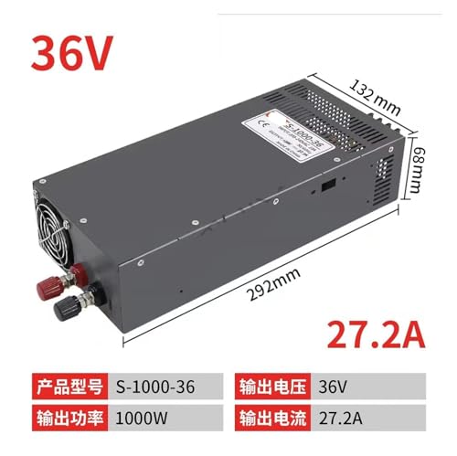 Alimentation à découpage CC haute puissance avec tension stable 36V