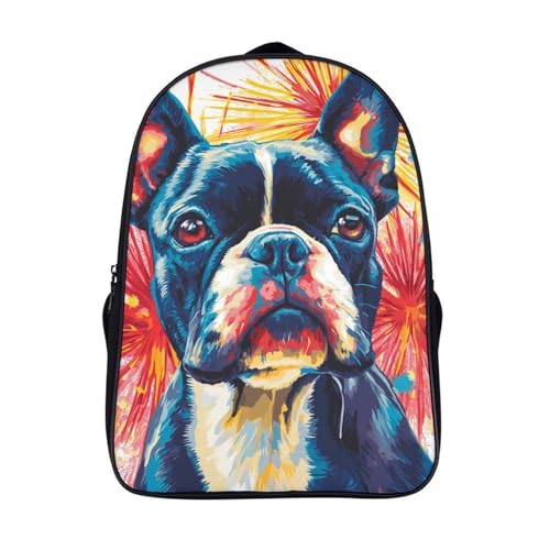 Sacs à dos école bouledogue français cartable garçons filles pour cahiers et classeurs