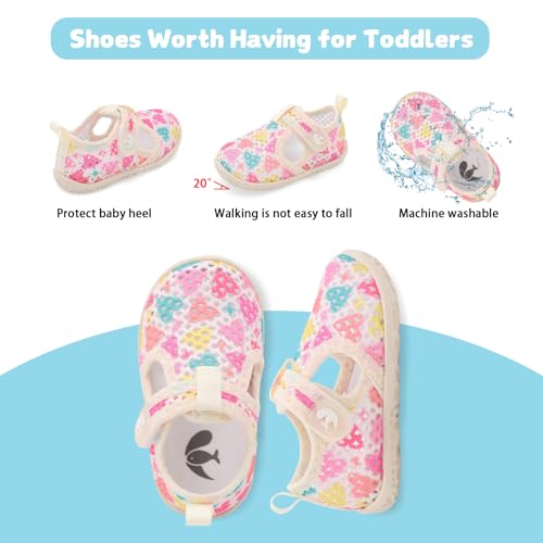 Image of FEETCITY Baby Boys Girls Water Sport Shoes Barefoot Kids Aqua Socks Quick-Dry Beach Swim Pool Shoes