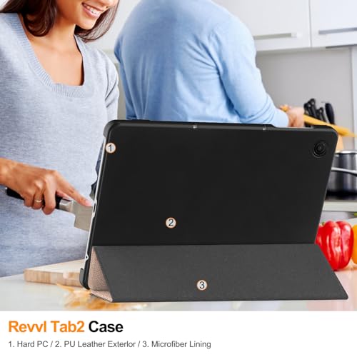 Coque Revvl Tab 2 antichoc fine évite les rayures écran 10.1 - 5