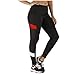 Produktbild Damen Leggings Yoga Training Hosen Jumpsuits Leggings Shorts Dessous Mit Handytasche UltradüNn Schnelltrocknend Fitness Trainieren Leggings Women 25 Schwarz,M(High Waist Yogahose Sport)
