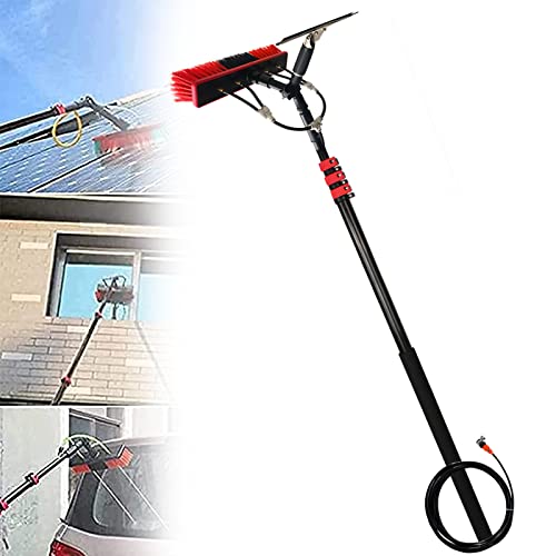Brosse télescopique pour le nettoyage des vitres de véranda et des grandes baies vitrées de maison