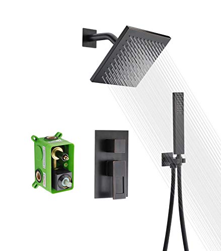 Oil Rubbed Bronze Shower System,Rough-in Valve Included and Full Metal Components in Venetian Bronze,Customized acceptable SUMERAIN Oil Rubbed Bronze Shower System,Rough-in Valve Included and Full Metal Components in Venetian Bronze,Customized acceptable SUMERAIN