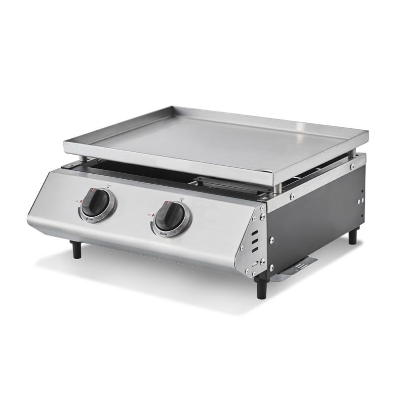 COOKING BOX - Plancha gaz Cadix 2 feux - Surface de cuisson...