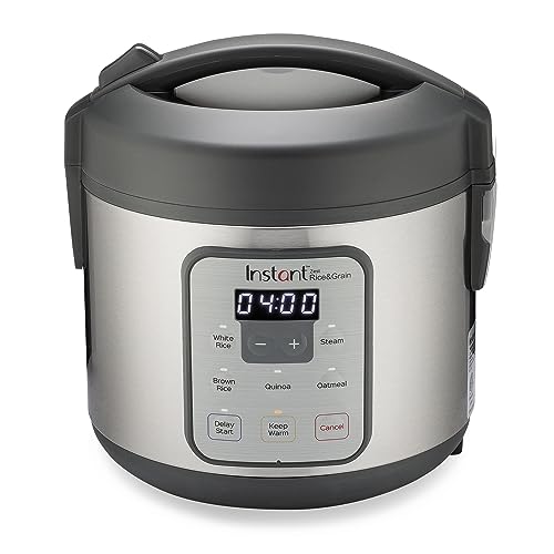 Comparison: Best Instant Pot Rice 8 Instant Pot Zest 8 Cup One Touch Rice Cooker, From the Makers of Instant Pot, Steamer, Cooks Rice, Grains, Quinoa and Oatmeal, 8-cup cooked/4-cup uncooked, No Pressure Cooking Functionality