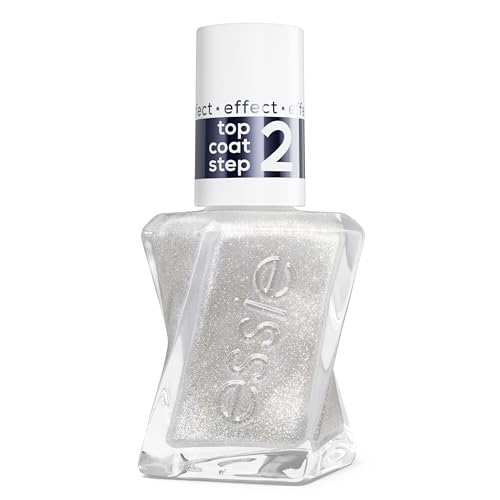 Gel by essie Gel Couture - Esmalte de uñas profesional con acabado en gel brillante y duración de hasta 15 días, color polvo de diamante, 13,5 ml