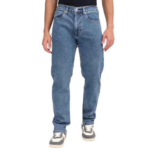 Image of Levi's Men's 505 Straight Fit Mid Rise Jeans