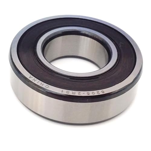 Rodamiento 6205-2RS de bolas con doble sello de goma de 25x52x15 mm 3