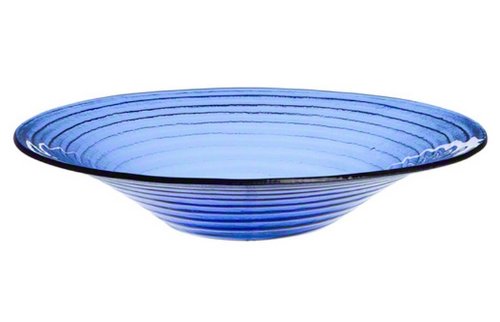 American Metalcraft GBB15 15" Glacier Blue Glass Bowl