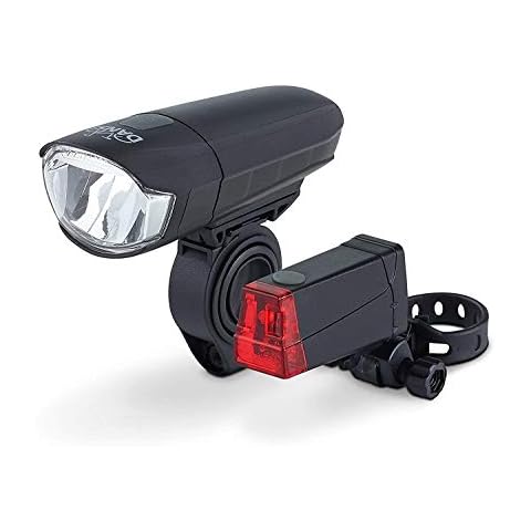 DANSI Fahrradleuchten-Set StVZO I LED-Fahrradlicht I Rad-Licht hell vorne + hinten I Fahrradbeleuchtung umschaltbar 15-100 Lux I Rücklicht & Frontleuchte I Regenfest I Fahrradlampe I bike light Cover