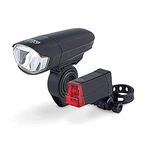 DANSI Fahrradleuchten-Set StVZO I LED-Fahrradlicht I Rad-Licht hell vorne