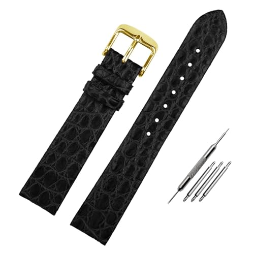 Bracelet de montre crocodile ultra fin pour sublimer votre tenue de bureau ou de soirée
