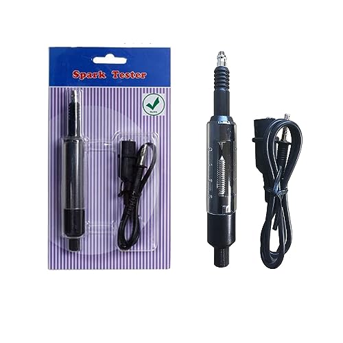 ZKTOOL スパークプラグテスター 調節可能 点火システムコイル診断検出器 火花測定 点火チェッカー 点火測定ツール 回路診断 高圧線高圧パッケージ 0-40000V