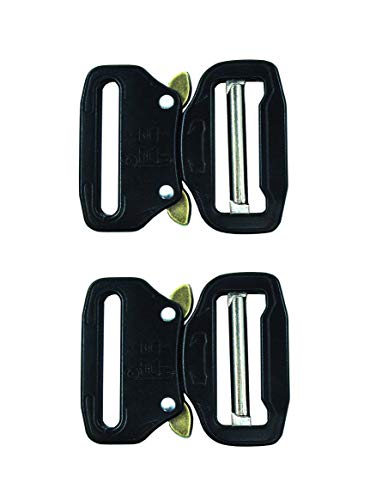 MYIW Hochleistungs-38-mm-Schnalle mit starkem Gürtel Schnellverschluss für Jagdgürtel, Wildland-Brandschutzgürtel, Kunststoffschnalle ersetzen (zwei Stück) Cover
