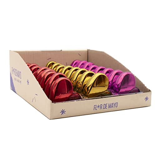 Flor de Mayo - Mini Colonia Cuore Surtida - Eau de Parfum para mujer - Fragancias con Notas Mágicas Florales y Frutales - Perfume Duradero Ideal para Bolso o Viaje - 20 ml x 24 uds Cover