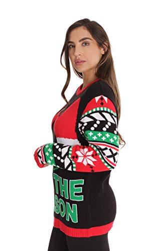 #followme Womens Ugly Christmas Sweater - Sweaters for Women 6773-318-S