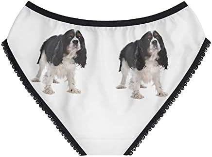 DogsMakeMeHappy Women's Cavalier King Charles Spaniel Panties, Cavalier King Charles Spaniel Underwear, Cotton Underwear,