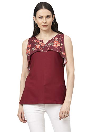 Image of Selvia Women's Floral Regular Fit Dress Shirt