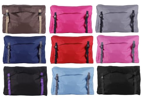 NETPROSHOP Turnier Packsack, große stabile Tasche für Decken und Pflegeartikel, Farbe:Hellblau