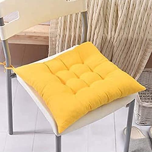 Cojines para asientos de sillas con lazos juego de 4 almohadillas para cocina y exterior 41x41 3