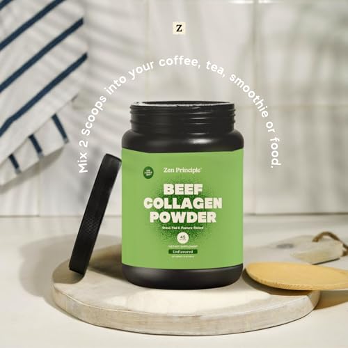 image for Zen Principle Grass-Fed Agglomerated Collagen Peptides 5 lb. Anti-Agin