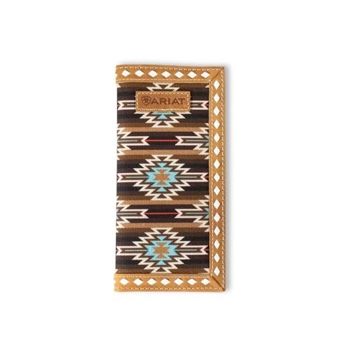 Portefeuille ARIAT Youth Rodeo marron accessoire cuir enfant style cowboy Southwest