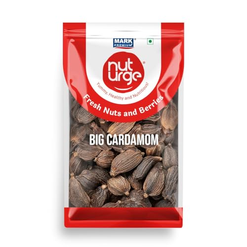 Image of Nuturge Big Cardamom 100 gI Badi Elaichi | Black CardamomINo I Freshly Packed