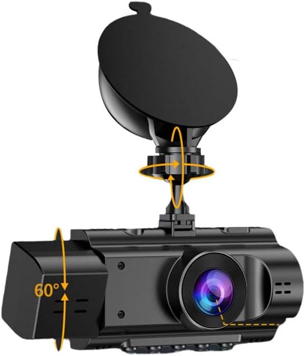 Car Dash Cam Cameras For Audi Q3/Q4/Q5/QS5/A3/A4/A6/A8 2007 2008 2009 2010 2011 2012 2013 2014 2015 2016 2017-2025, On-Dash Mounted Front Rear Night Vision Parking Monitor Loop Recording Car Camera