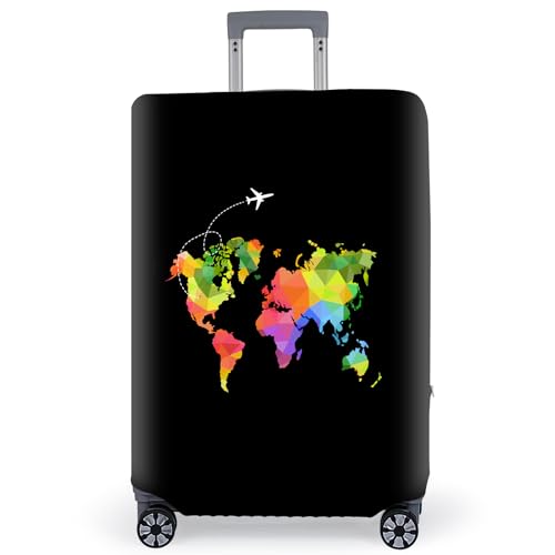 Pink Dino Suitcase Luggage Cover, Thick Suitcase Cover for Carry on Luggage Protector Fits 18-30 Inch Case