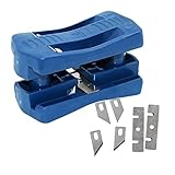 [DISEÑO LIGERO] Recortadora manual portátil con apariencia azul para una fácil identificación durante el trabajo.