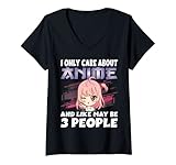 Photo Gallery donna funny anime merch japanese otaku anime girl graphic manga maglietta con collo a v Photo Gallery donna funny anime merch japanese otaku anime girl graphic manga maglietta con collo a v