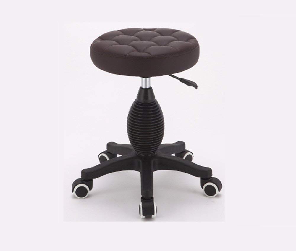 Tabouret de bar en fer durable MU grand siège rétro réglable avec dossier boisé