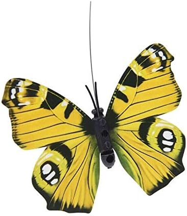 ELECTROPRIME Fluttering Butterfly with Plastic Plates Solar Energy - Random Color A3L3
