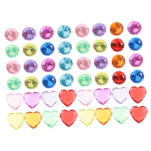 Hohopeti Unique Plastic Diamond Gems Toy Pool Diving Toys for Boys and Girls Diamond Decoration Props for Wedding Dec