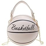 バスケットボール型 ハンドバッグ クリエイティブ バッグ ラウンド メッセンジャーバッグ 財布 ショルダーバッグ 女性用