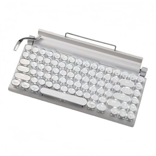 Barino ���J�j�J���L�[�{�[�h �o�b�N���C�g �^�C�v���C�^�[�� �ی^�L�[�L���b�v �p��z�� 83�L�[ ���@��Ή� ��x�� �l�ԍH�w�f�U�C�� �Q�[���E�I�t�B�X�E�ƒ�p (�z���C�g)