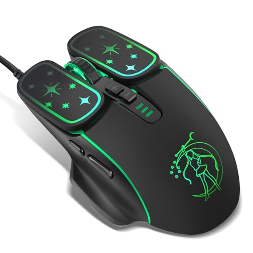 Image of Maine Game Wired USB Mouse, 2400 DPI, 4 Adjustable Levels, Silent, Factory Wholesale Sale (017, 1PACK)