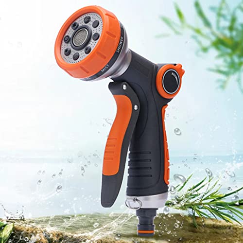 Garden Hose Sprayer Nozzle with 8 Adjustable Patterns for Auto Car Washing Lawn Watering Plants Pet