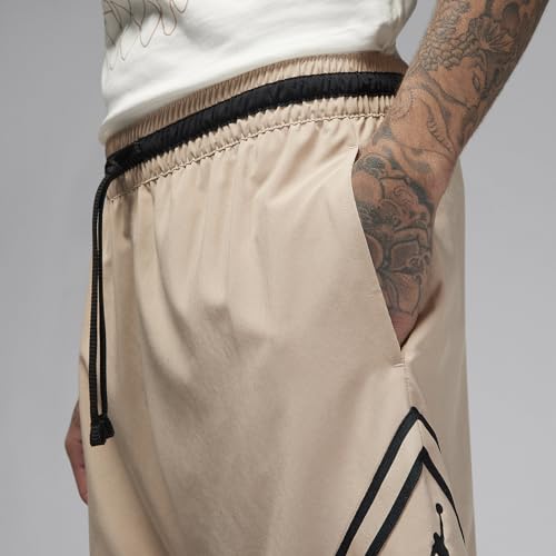 Jordan Dri-FIT Sport Men's Woven Diamond Shorts (Black/White/Dark Shadow/White, FB7580-010)4