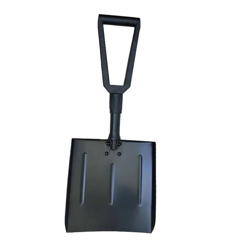 Rascador de hielo para coche Pala De Nieve De Emergencia Para Coche, Pala De Nieve Plegable Aluminio, Pala Utilitaria Deportiva Ligera Con Bolsa Para Coche Camping Al Aire Libre Rascadores de hielo pa