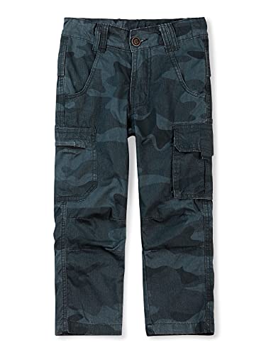 OCHENTA Boys Cotton Military Cargo Pants Army Camo Combat Casual Uniform Hiking Scout with Pockets