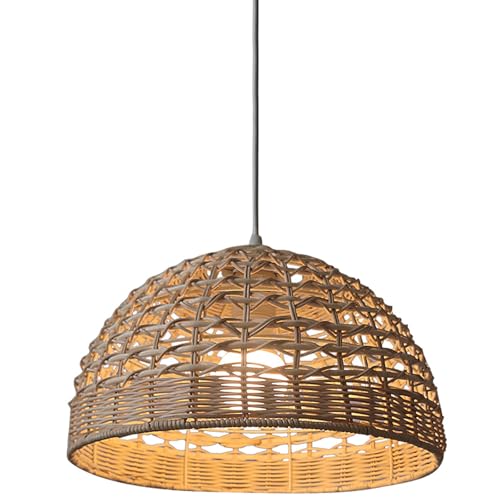 Lampe suspension design en rotin Haller pour style authentique