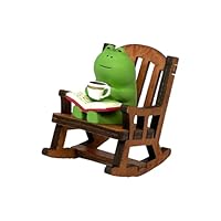 Gafochen Miniature Frog Figurines, Cute Frog Desk Accessories for Desk Decor, Funny Gifts for Garden Decor, Mini Resin Animal Garden Statues