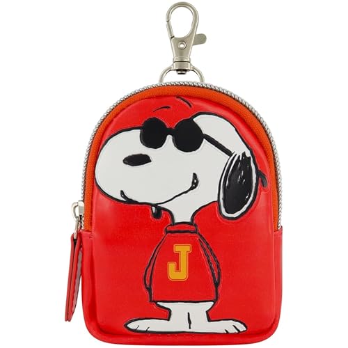 Image of Peanuts Small Coin Purse Wallet with Keychain Clip, Snoopy J, One Size, Multi