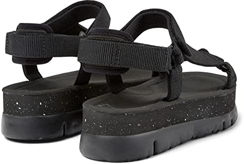 Camper Women's Fashion Sandal, Black, 9 | Image 3