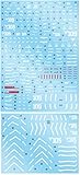 ANSAI Decals Fits Hobby MG 1/100 MSN-06S Sinanju Ver. Ka 2pcs Set DIY Decals