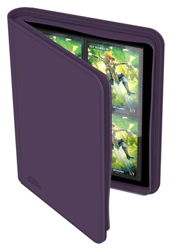 Image of Ultimate Guard Zipfolio 160 - 8 Pocket Xenoskin Purple