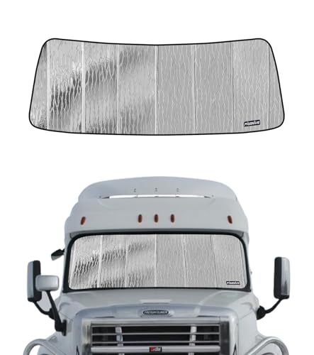 Pigenius Windshield Sunshade for Freightliner Cascadia 2008-2017 (Classic Body), Reversible...