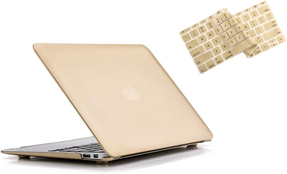 TUZECH MacBook Lightweight Plastic Hard Shell Protective Case for Apple MacBook 11 Inches Smooth Soft-Touch Finish (MacBook 11 Inches) (Gold Color) (B0CDX11SHH) Amazon Price History, Amazon Price Tracker