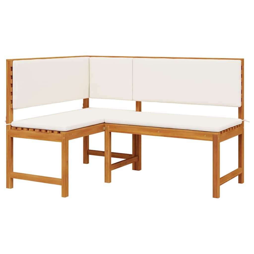 Chaise de jardin rectangulaire en bois résistant aux intempéries pour terrasse